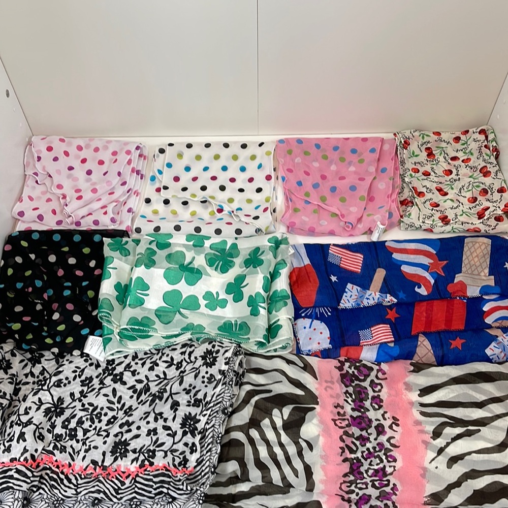 Vast Collection of Scarves